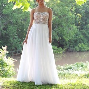 Sherri Hill White Gown